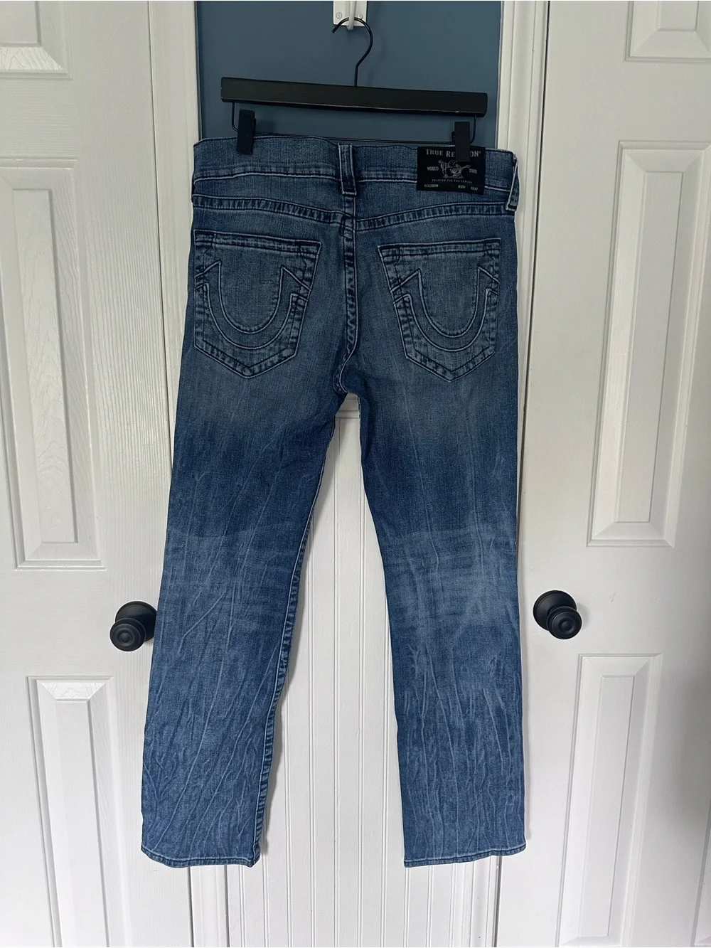 True Religion World Tour Men’s Jeans Size 32 Medium Wash Horseshoe
